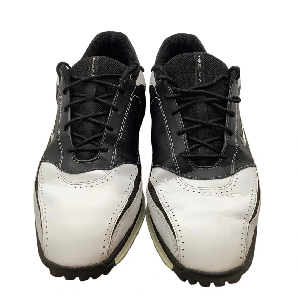Nike NIKE Air Tour Saddle‎ Men US 9.5 White/Black Golf Shoes  336050-103